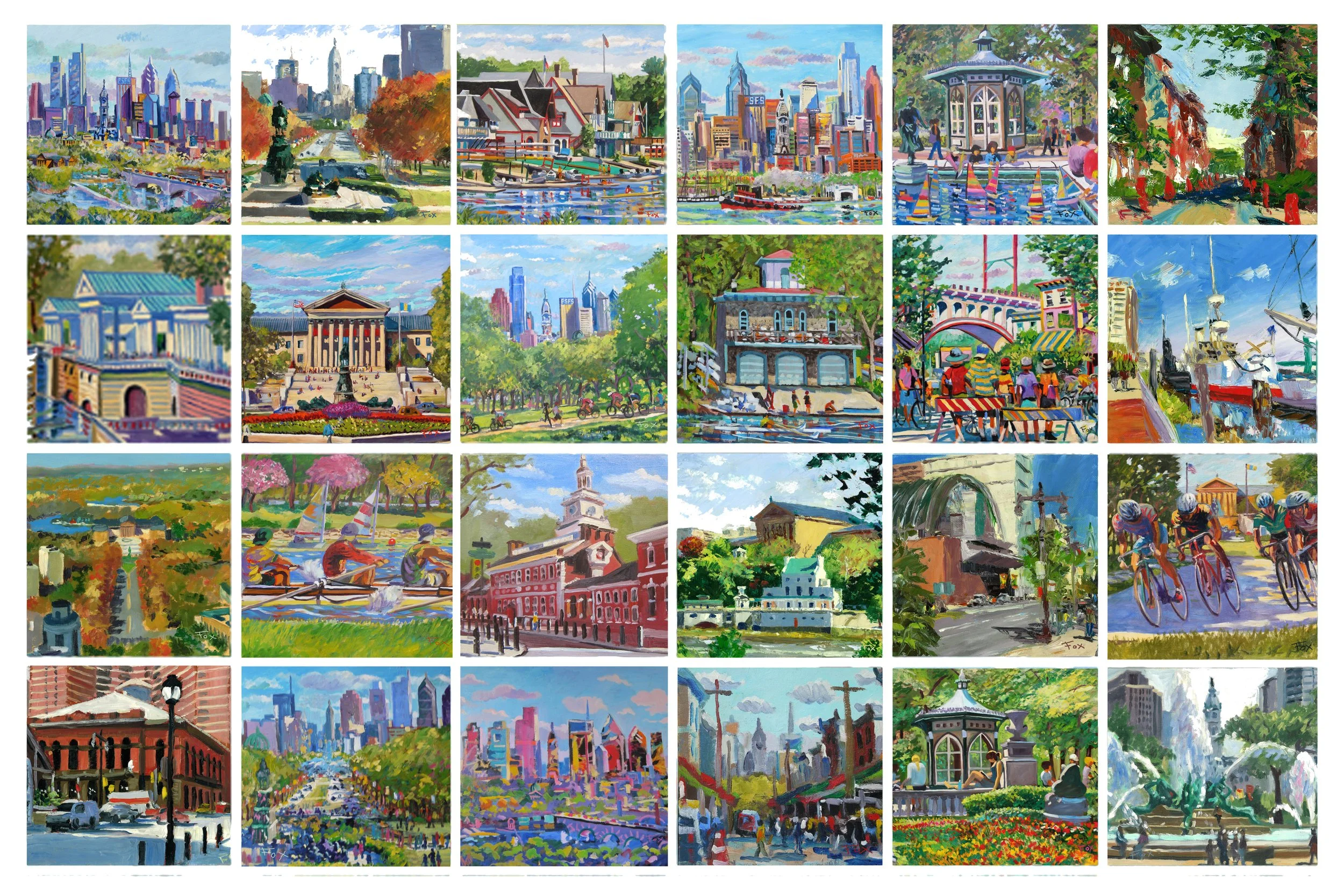 Philadelphia Collage #1 — David Fox, Artist